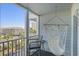Comfortable balcony featuring seating and a hammock, perfect for enjoying the scenic views at 9581 Shore Dr. # 216, Myrtle Beach, SC 29572