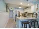 Kitchen featuring granite countertops, stainless steel appliances, and white cabinetry at 9581 Shore Dr. # 216, Myrtle Beach, SC 29572