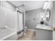 A full bathroom featuring a shower/tub and stylish vanity at 99 Berry Tree Dr., Pawleys Island, SC 29585