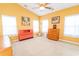 Bright and airy bedroom with neutral carpet, vaulted ceiling, and two dressers at 111 Rose Water Loop # 111, Myrtle Beach, SC 29588