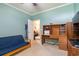 Bedroom featuring carpet flooring, a ceiling fan, and neutral-colored walls at 111 Rose Water Loop # 111, Myrtle Beach, SC 29588