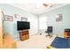 Bedroom featuring carpet flooring, a ceiling fan, and neutral-colored walls at 111 Rose Water Loop # 111, Myrtle Beach, SC 29588