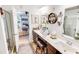 Stylish bathroom featuring double sinks and modern fixtures, providing convenience and luxury at 1147 Fairway Ln. # 1147, Conway, SC 29526