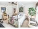 Serene bedroom featuring a canopy bed and soft lighting, offering a tranquil escape at 1147 Fairway Ln. # 1147, Conway, SC 29526