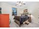 Inviting bedroom with natural light, ceiling fan, and decorative artwork at 125 Mountain Ash Ln., Myrtle Beach, SC 29579