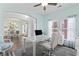 Well-lit home office with an open view into the dining room and natural light at 1416 Castleberry Pl., Myrtle Beach, SC 29588