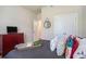 Comfortable bedroom with a well-lit window and a view to the rest of the house at 1434 Chanson Ct., Little River, SC 29566