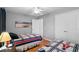 Twin bedroom featuring a view of the hallway and white double closets at 1536 Abberbury Dr., Conway, SC 29527