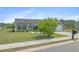 Charming single-story home with well-manicured lawn, rock garden, and attached two-car garage at 1536 Abberbury Dr., Conway, SC 29527