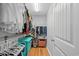 Organized walk-in closet with ample shelving and storage space at 1536 Abberbury Dr., Conway, SC 29527