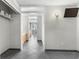 Hallway to the Kitchen featuring ceramic tile floors and a view of the beach at 1600 S Ocean Blvd. # 254, Myrtle Beach, SC 29577