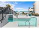The pool has stairs for easy access and a depth of 3 feet at 1600 S Ocean Blvd. # 254, Myrtle Beach, SC 29577