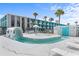 A fun pool area with 3ft deep water and whale decoration at 1600 S Ocean Blvd. # 254, Myrtle Beach, SC 29577