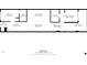 Detailed floor plan of a residence with dimensions for rooms including the kitchen, bedroom, and living area at 1709 S Ocean Blvd. # 403, North Myrtle Beach, SC 29582