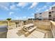 Outdoor picnic area with grilling stations and ocean views at 1709 S Ocean Blvd. # 403, North Myrtle Beach, SC 29582