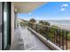 Relax on the balcony with ocean views and comfortable seating at 200 76Th Ave. N # 301, Myrtle Beach, SC 29572