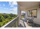 Balcony view of lush greenery, offering a serene outdoor retreat at 200 Lands End Blvd. # 3015, Myrtle Beach, SC 29572