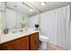 Bright bathroom with white countertop and modern fixtures, showcasing a clean and functional design at 200 Lands End Blvd. # 3015, Myrtle Beach, SC 29572