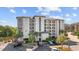 Well-maintained condo building with ample parking and attractive landscaping creates a welcoming atmosphere at 200 Lands End Blvd. # 3015, Myrtle Beach, SC 29572