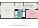 Detailed floor plan showcasing the primary bedroom, bathroom, balcony, and hall at 209 75Th Ave N # T-8, Myrtle Beach, SC 29572