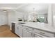 Spacious kitchen island with seating and stainless steel appliances at 2180 Waterview Dr. # 1044, North Myrtle Beach, SC 29582