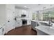 Bright kitchen with stainless appliances, subway tile backsplash, and marble countertops at 235 Welcome Dr., Myrtle Beach, SC 29579