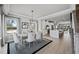 Open dining and kitchen area with a modern table and chairs set at 2615 Elowen Ln. # 109A, Longs, SC 29568