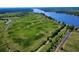 Lush marshland and waterway, an aerial view at 28 Torrens Pl., Pawleys Island, SC 29585
