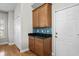 Kitchen area showcasing cabinetry, countertops, and doorways at 306 River Rock Ln. # 1306, Murrells Inlet, SC 29576