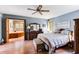Cozy bedroom with a private ensuite bathroom featuring a soaking tub at 33 Brassie Dr., Carolina Shores, NC 28467