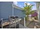 Backyard featuring a modern BBQ grill with a view of the home at 3381 Pampas Dr., Myrtle Beach, SC 29577