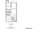 Detailed floor plan showcasing the layout of a two-bedroom condo with balcony, kitchen, and living spaces at 342 Pinehurst Ln. # 12J, Pawleys Island, SC 29585