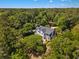Aerial view of home nestled among lush trees, highlighting its private and serene setting at 352 Old Carriage Loop, Georgetown, SC 29440