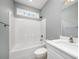 Bathroom features a tub-shower combo and a single sink vanity at 357 Log Cabin Rd., Loris, SC 29569