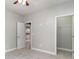Bedroom featuring access to the kitchen and a walk-in closet at 375 Log Cabin Rd., Loris, SC 29569