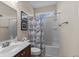 Bathroom with a shower-tub combination and neutral décor at 400 Palo Verde Dr., Myrtle Beach, SC 29579