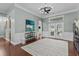 Inviting foyer with hardwood floors, art, and a view of the backyard at 400 Palo Verde Dr., Myrtle Beach, SC 29579