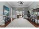 Elegant foyer with hardwood floors, stylish decor, and an arched doorway at 400 Palo Verde Dr., Myrtle Beach, SC 29579