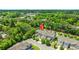 This is an aerial view of the neighborhood, showing the homes and landscaping at 448 Papyrus Circle # 448, Little River, SC 29566