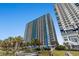 Modern high-rise condominium complex with many balconies and ocean views at 504 N Ocean Blvd. N # 309, Myrtle Beach, SC 29577