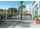 Community splash pad with various water features near a high-rise building at 504 N Ocean Blvd. N # 309, Myrtle Beach, SC 29577