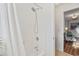 Clean shower featuring a shower curtain and a wall-mounted shower head at 523 Stonemason Dr., Myrtle Beach, SC 29579
