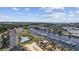 Scenic aerial view of the property, marina, and the Intracoastal Waterway at 5750 Oyster Catcher Dr. # 333, North Myrtle Beach, SC 29582