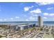 Aerial view of this beachfront community with pools and easy access to restaurants and entertainment at 5905 South Kings Hwy. # 433, Myrtle Beach, SC 29575