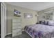 Cozy bedroom with bamboo dresser and nautical bedding at 5905 South Kings Hwy. # 433, Myrtle Beach, SC 29575
