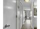 Hallway with sliding door closet leads to bathroom and living area at 5905 South Kings Hwy. # 433, Myrtle Beach, SC 29575