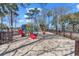 Vibrant playground with multiple slides, climbing structures, and a safe, sandy play area at 5905 South Kings Hwy. # 433, Myrtle Beach, SC 29575