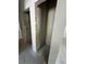 Unfinished closet with drywall and wooden door frame at 6001 - 1766 S Kings Hwy., Myrtle Beach, SC 29575
