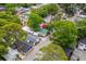 Charming aerial view of a quaint neighborhood with lush greenery and colorful homes at 6001 - 1807 S Kings Hwy., Myrtle Beach, SC 29575