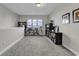 Bright bonus room featuring neutral carpeting, offering versatile space for an office or library at 6239 Chadderton Circle, Myrtle Beach, SC 29579